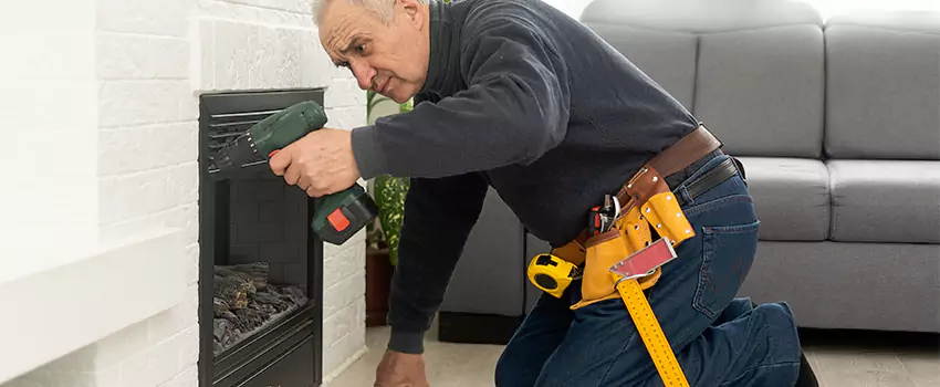 New Indoor Fireplace Installation in Farmers Branch, Texas
