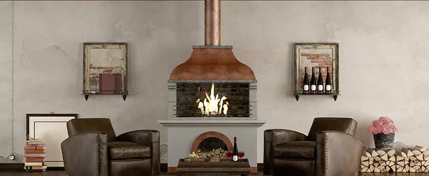 Thelin Hearth Products Providence Pellet Insert Fireplace Installation in Farmers Branch, TX