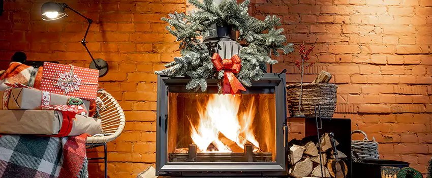 Travis Industries Linear Gas Fireplace Installation in Farmers Branch, Texas