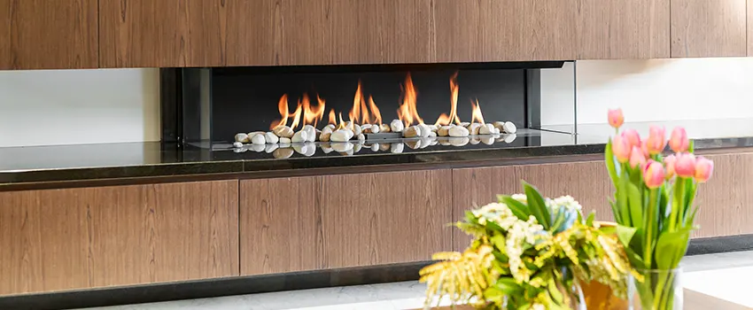 Double-height Fireplace Design Refurbishment in Farmers Branch, Texas